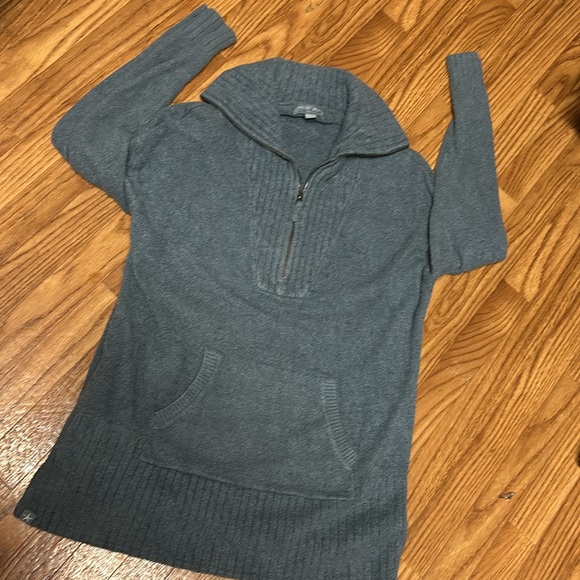 Barefoot Dreams CozyChic Lite Half Zip Tunic SZ Med - Picture 7 of 11